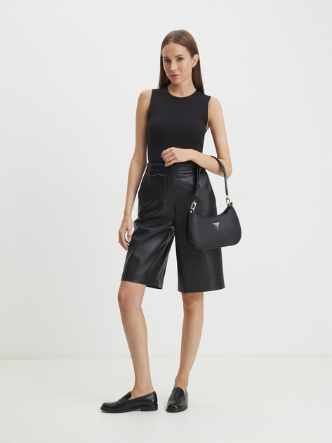 Женская сумка GUESS NOELLE TOP ZIP SHOULDER BAG, Артикул HWZG7879180, черный | 3473331. Ракурс 7 Женская сумка GUESS NOELLE TOP ZIP SHOULDER BAG, Артикул HWZG7879180, черный | 3473331. Ракурс 7