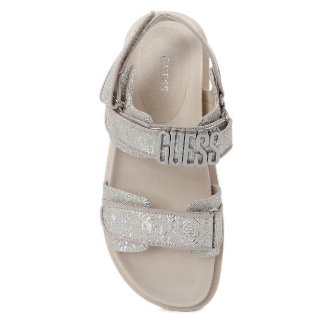 Женские сандалии GUESS FABELIS, Артикул FL6FBSFAL03, бежевый | 3477614. Ракурс 2