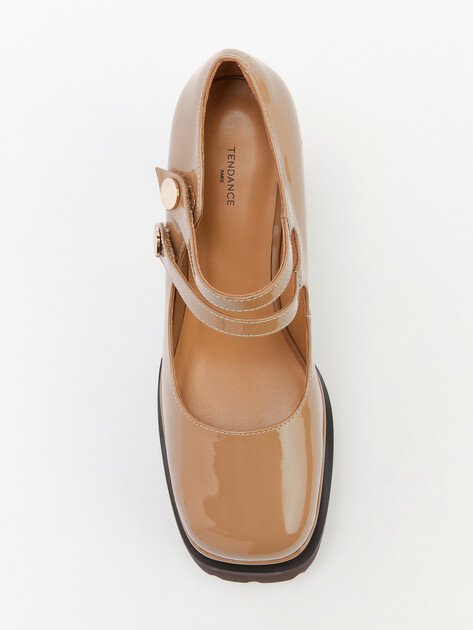 Женские туфли мэри-джейн TENDANCE, Артикул GLC1479D-01, бежевый | 3478797. Ракурс 5 Женские туфли мэри-джейн TENDANCE, Артикул GLC1479D-01, бежевый | 3478797. Ракурс 5