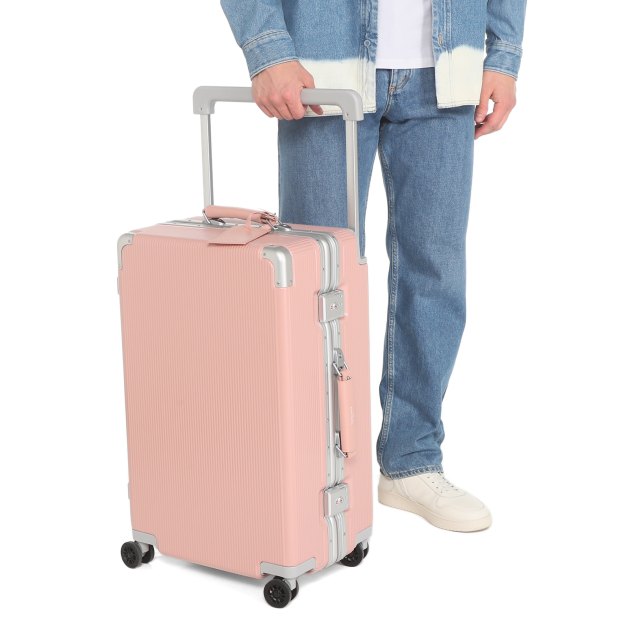 Чемодан TENDANCE, Артикул ZJ51N-24A, бежево-розовый | 3484369. Ракурс 7