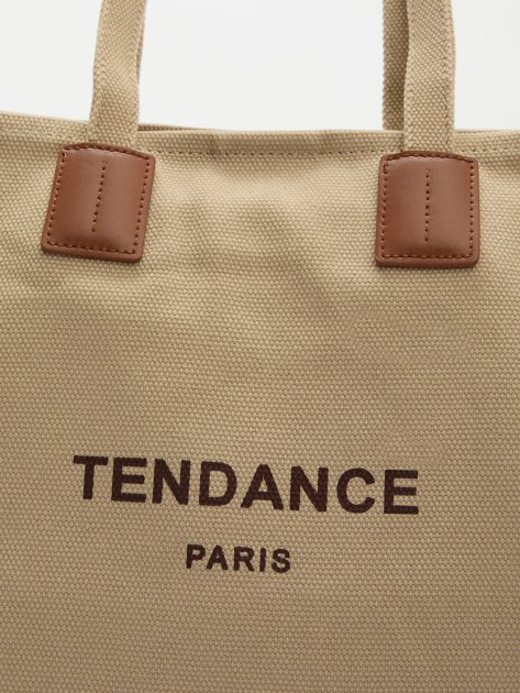 Женский шоппер TENDANCE, Артикул MRH22-125, серо-бежевый | 3484592. Ракурс 4