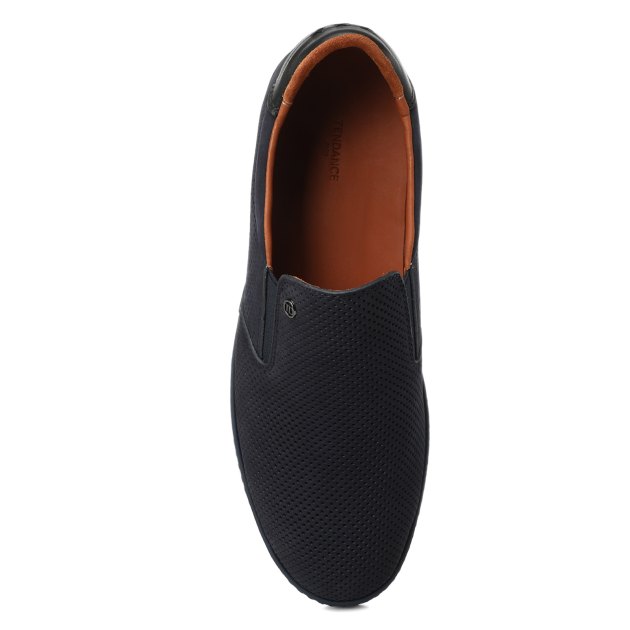 Мужские слипоны TENDANCE, Артикул TTFY1675A-02, темно-синий | 3486340. Ракурс 2