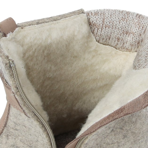 Детские валенки КОТОФЕЙ, Артикул 767051-41, бежевый | 3487423. Ракурс 2