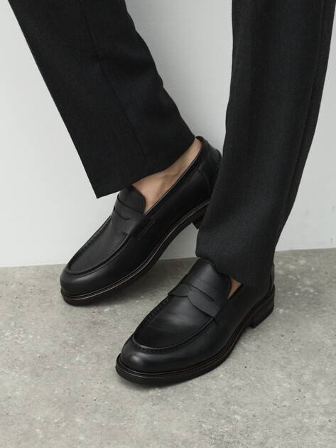 Мужские лоферы TENDANCE, Артикул TM2912-8, черный | 3488654. Ракурс 8