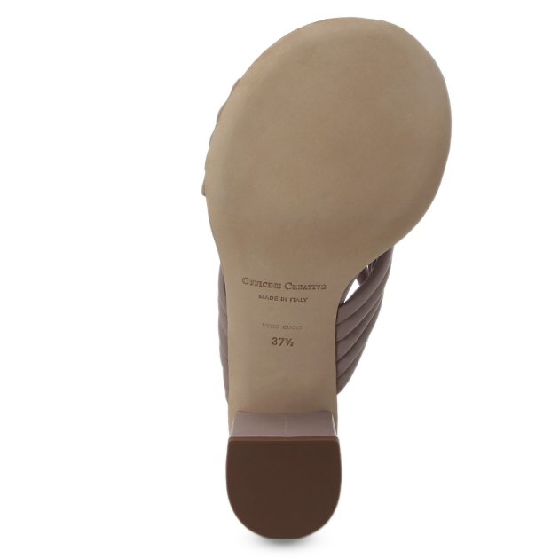 Мюли OFFICINE CREATIVE, Артикул LINCOLN/001, светло-серый | 3496944. Ракурс 3