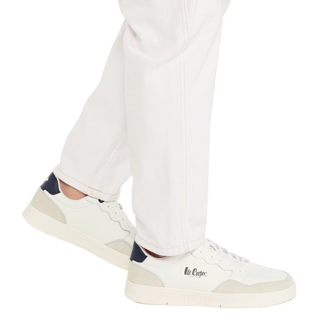 Мужские кеды LEE COOPER, Артикул 22W-LEE001, белый | 3505285. Ракурс 4