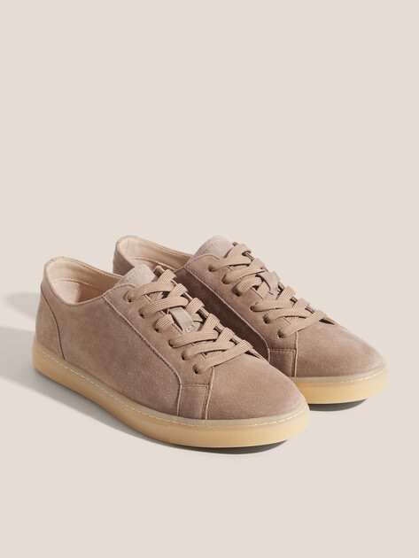 Женские кеды TENDANCE, Артикул SX1070-2HD02, серо-бежевый | 3505978. Ракурс 3