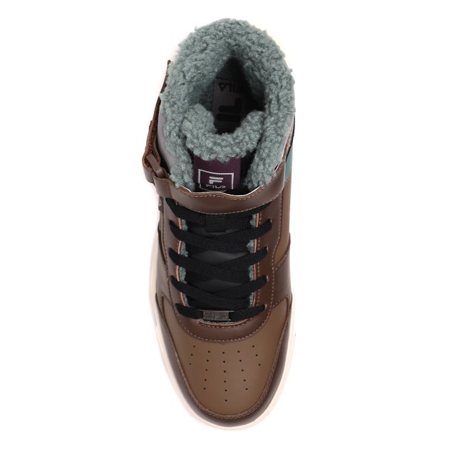 Мужские высокие кеды FILA FX-1000 MID WNTR M, Артикул FX-1000 MID WNTR M, коричневый | 3508933. Ракурс 2