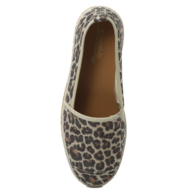 Женские эспадрильи CREATIVO SPAIN, Артикул CS.32.639.9251, леопардовый принт | 3513349. Ракурс 2