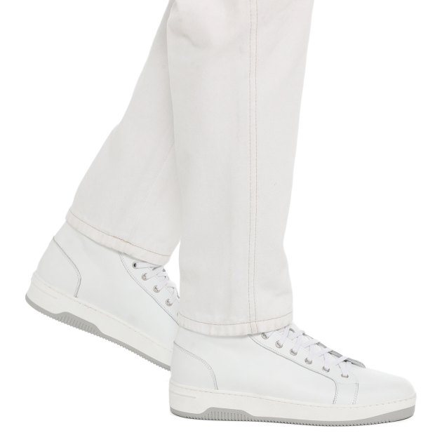 Мужские высокие кеды TENDANCE Lello, Артикул 6142DU, белый | 3517054. Ракурс 4