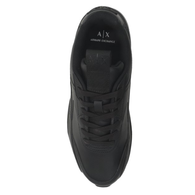 Мужские кроссовки ARMANI EXCHANGE BRONX, Артикул XUX121, черный | 3521876. Ракурс 2
