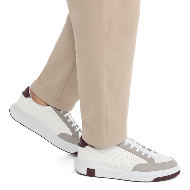 Мужские кеды ARMANI EXCHANGE VENICE, Артикул XUX177, белый | 3521884. Ракурс 4
