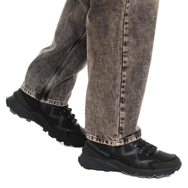 Мужские высокие кроссовки NORTHLAND Frost 200, Артикул 122647, черный | 3528412. Ракурс 4