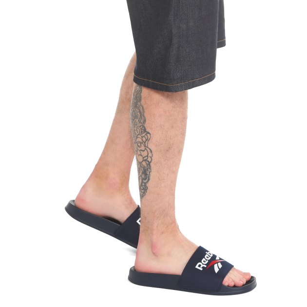 Мужские сланцы REEBOK RBK FULGERE SLIDE, Артикул RBK FULGERE SLIDE, темно-синий | 3528803. Ракурс 4