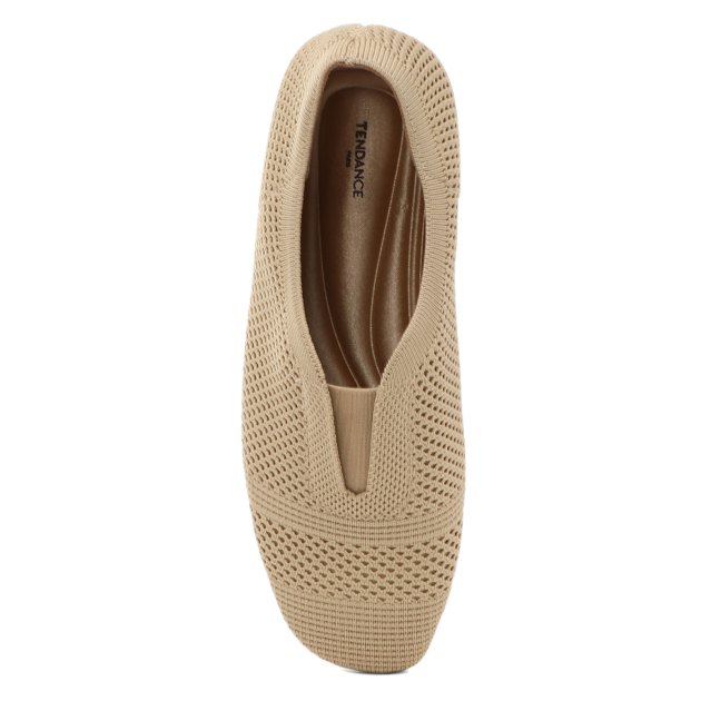 Женские слипоны TENDANCE, Артикул AF9P65SW-1, бежевый | 3535821. Ракурс 2