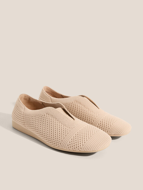 Женские слипоны TENDANCE, Артикул AF9P65SW-1, бежевый | 3535821. Ракурс 3