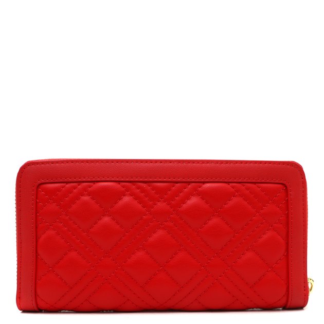 Женский кошелёк LOVE MOSCHINO SLG QUILTED, Артикул JC5600PP FW23, красный | 3537560. Ракурс 3