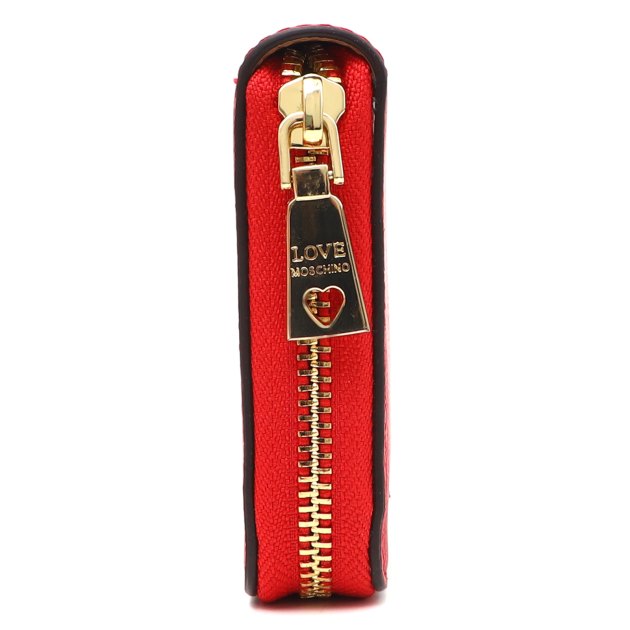 Женский кошелёк LOVE MOSCHINO SLG SIGNATURE, Артикул JC5700PP FW23, красный | 3537566. Ракурс 2