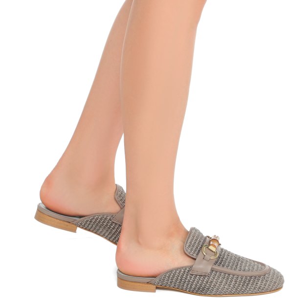 Мюли POESIE VENEZIANE, Артикул JJA7, серый | 3537974. Ракурс 4