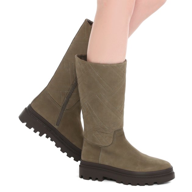 Женские полусапоги TENDANCE, Артикул YS-5282-4, хаки | 3542824. Ракурс 4