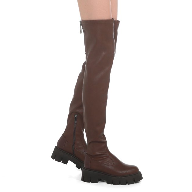 Женские ботфорты GIOVANNI FABIANI TREND, Артикул W23130B, коричневый | 3545894. Ракурс 4