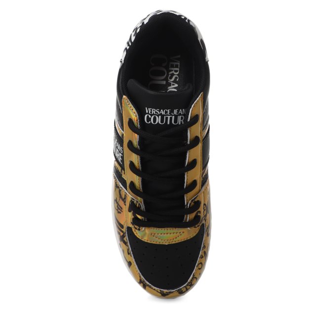 Женские кеды VERSACE JEANS COUTURE 75VA3SJ7, Артикул 75VA3SJ7, черный | 3559722. Ракурс 2