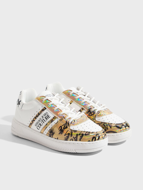Женские кеды VERSACE JEANS COUTURE 75VA3SJ7, Артикул 75VA3SJ7, белый | 3559741. Ракурс 3