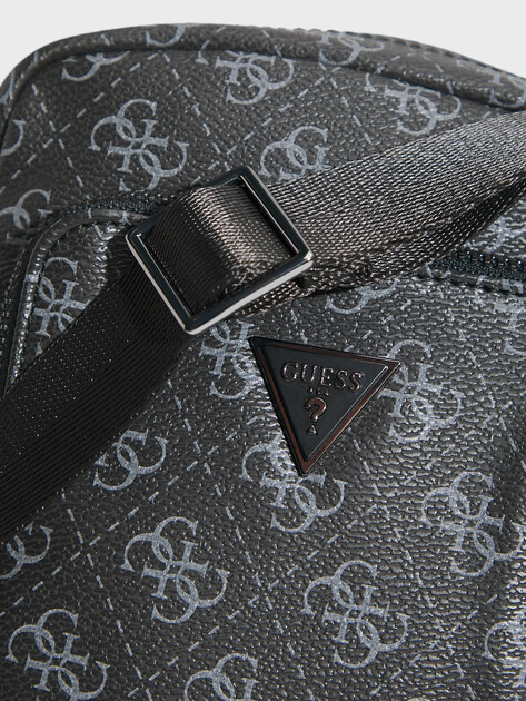 Мужская сумка  GUESS VEZZOLA SMRT XBODY DOUBLE PCKT, Артикул HMEVZLP3163, черный | 3563609. Ракурс 3