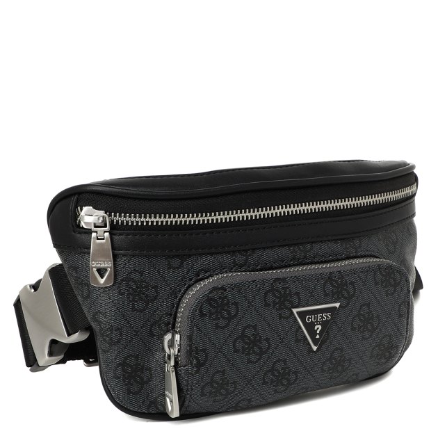 Мужская поясная сумка GUESS VEZZOLA SMART COMPACT BUM BAG, Артикул HMEVZLP3231, темно-серый | 3563616. Ракурс 2