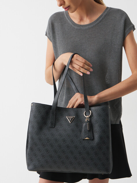 Женский тоут GUESS MERIDIAN GIRLFRIEND TOTE, Артикул HWSG8778230, темно-серый | 3568646. Ракурс 2
