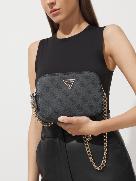 Женская сумка через плечо кросс-боди GUESS NOELLE CROSSBODY CAMERA, Артикул HWBG7879140, темно-серый | 3568680. Ракурс 7 Женская сумка через плечо кросс-боди GUESS NOELLE CROSSBODY CAMERA, Артикул HWBG7879140, темно-серый | 3568680. Ракурс 7