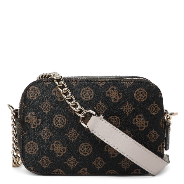 Кросс-боди GUESS NOELLE CROSSBODY CAMERA, Артикул HWPT7879140, темно-коричневый | 3568682. Ракурс 3