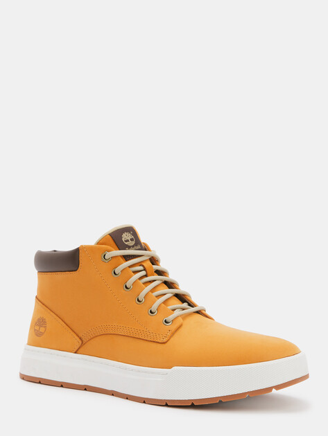 Мужские высокие кеды TIMBERLAND Maple Grove Leather Chukka, Артикул Maple Grove Leather Chukka, оранжево-коричневый | 3569787. Ракурс 3