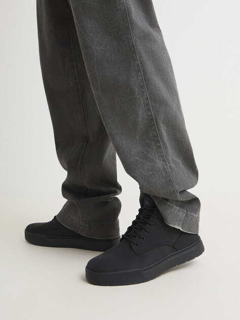 Мужские высокие кеды TIMBERLAND Maple Grove Leather Chukka, Артикул Maple Grove Leather Chukka, черный | 3569788. Ракурс 2