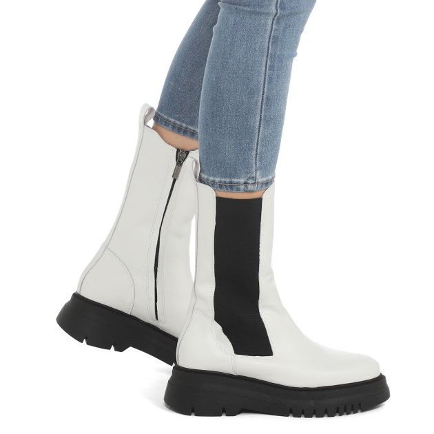 Женские челси TENDANCE, Артикул M130-1, молочно-белый | 3575585. Ракурс 4