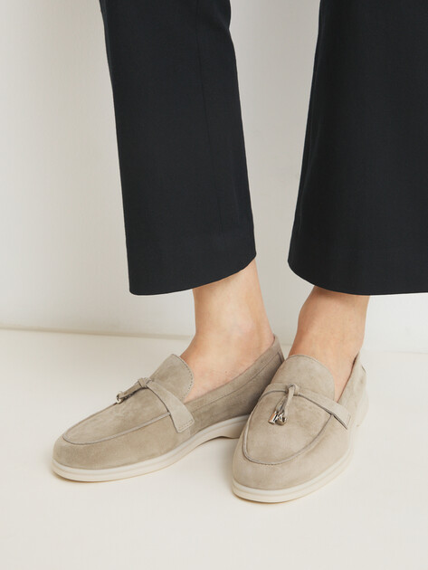 Женские лоферы TENDANCE, Артикул YS-2299-13A-S, серовато-бежевый | 3577835. Ракурс 2 Женские лоферы TENDANCE, Артикул YS-2299-13A-S, серовато-бежевый | 3577835. Ракурс 2