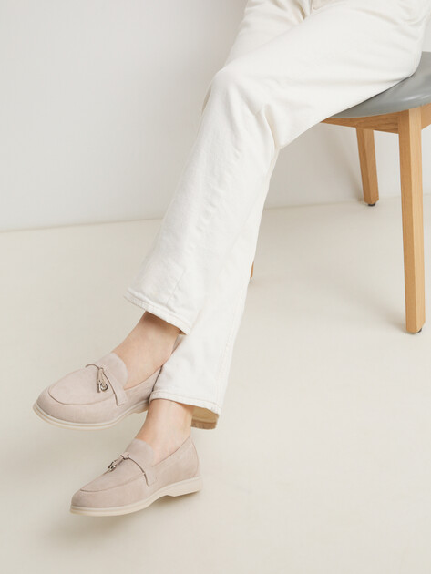 Женские лоферы TENDANCE, Артикул YS-2299-13A-S, светло-бежевый | 3577839. Ракурс 2 Женские лоферы TENDANCE, Артикул YS-2299-13A-S, светло-бежевый | 3577839. Ракурс 2