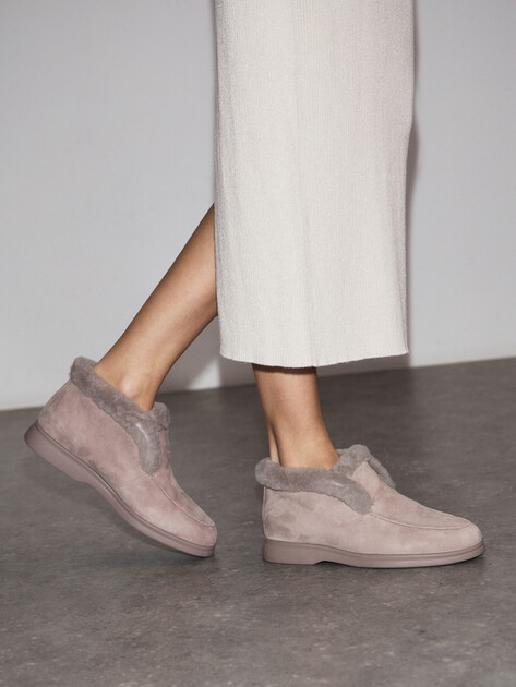 Женские высокие лоферы TENDANCE, Артикул YS-2299-10S, розово-серый | 3579020. Ракурс 6 Женские высокие лоферы TENDANCE, Артикул YS-2299-10S, розово-серый | 3579020. Ракурс 6