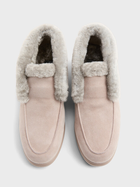 Женские высокие лоферы TENDANCE, Артикул YS-2299-10S, бежевато-серый | 3579021. Ракурс 4