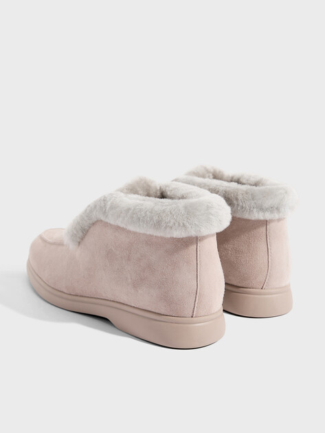 Женские высокие лоферы TENDANCE, Артикул YS-2299-10S, бежевато-серый | 3579021. Ракурс 5