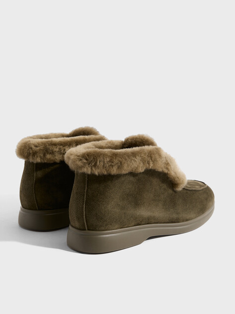 Женские высокие лоферы TENDANCE, Артикул YS-2299-10S, хаки | 3579022. Ракурс 5