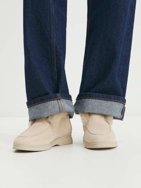 Женские высокие лоферы TENDANCE, Артикул YS-2299-10S, серо-бежевый | 3579024. Ракурс 6 Женские высокие лоферы TENDANCE, Артикул YS-2299-10S, серо-бежевый | 3579024. Ракурс 6