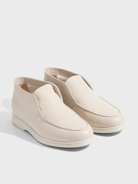 Женские высокие лоферы TENDANCE, Артикул YS-2299HL, бледно-серый | 3579051. Ракурс 3