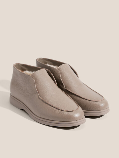 Женские высокие лоферы TENDANCE, Артикул YS-2299HL, коричневато-серый | 3579057. Ракурс 2