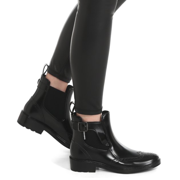 Женские резиновые ботинки TENDANCE, Артикул TP-5227-01, черный | 3580552. Ракурс 6