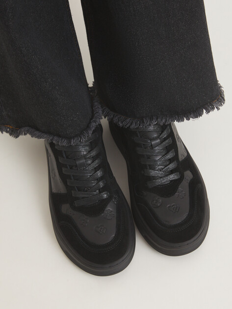 Женские кеды TENDANCE, Артикул HC2137-29, черный | 3581184. Ракурс 2