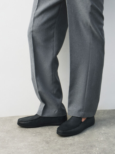 Мужские мокасины TENDANCE, Артикул YS-M004A-1, черный | 3583299. Ракурс 7