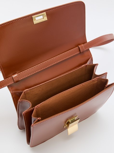 Женская сумка через плечо кросс-боди TENDANCE, Артикул MRH22-284, красно-коричневый | 3583765. Ракурс 6