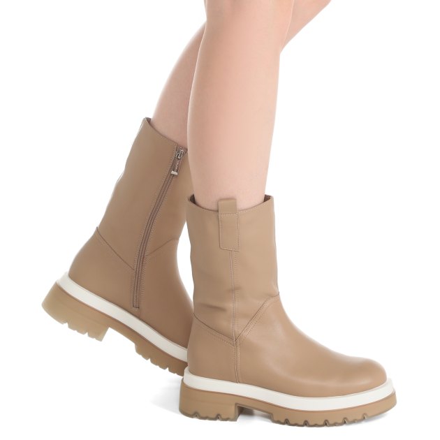 Женские полусапоги TENDANCE, Артикул HC22051-37, бежевый | 3584211. Ракурс 4