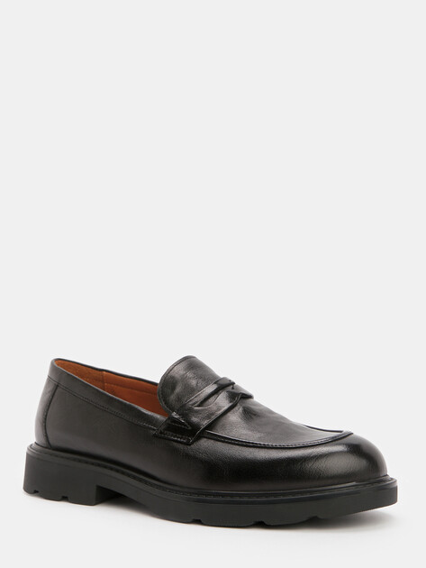 Мужские лоферы TENDANCE, Артикул SN3016A-05, черный | 3587783. Ракурс 3